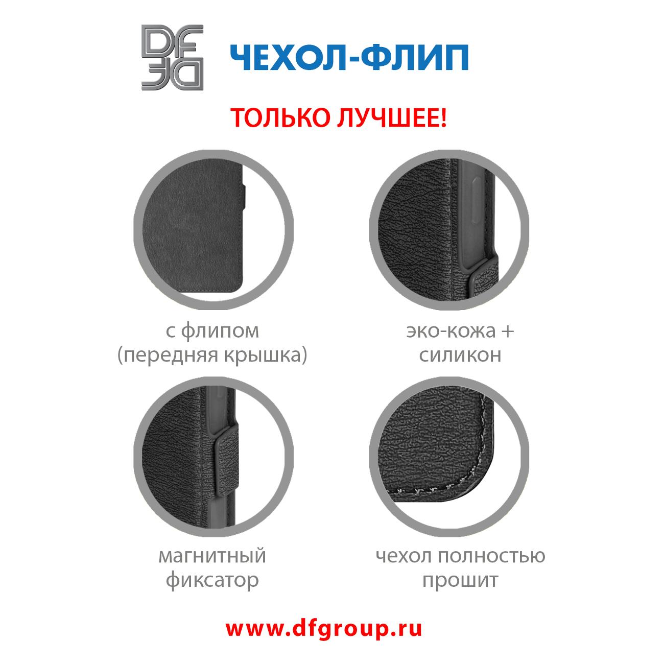 Чехол DF для Tecno Pop 6 Pro черный