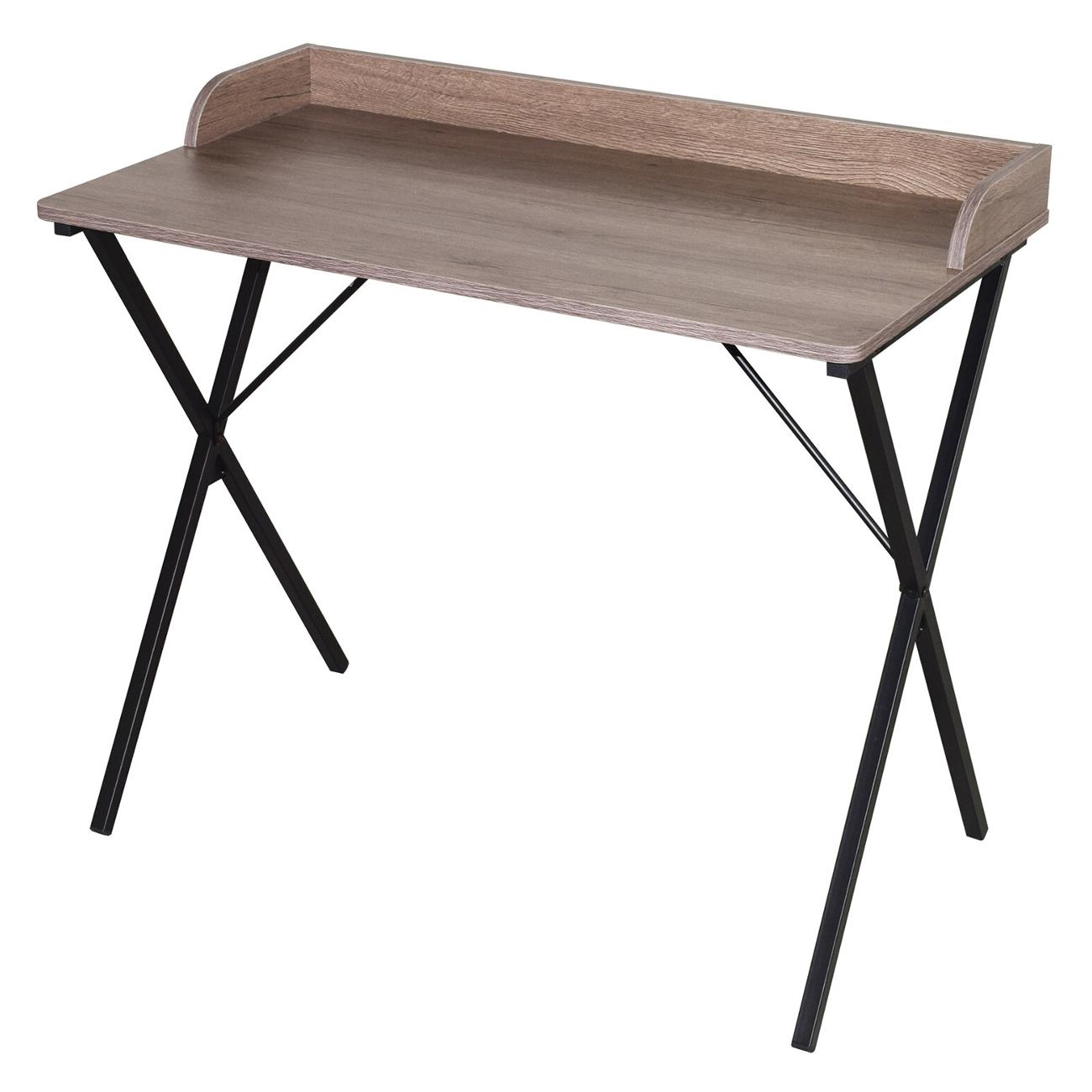 Стол компьютерный Brabix LOFT CD-008, дуб морёный