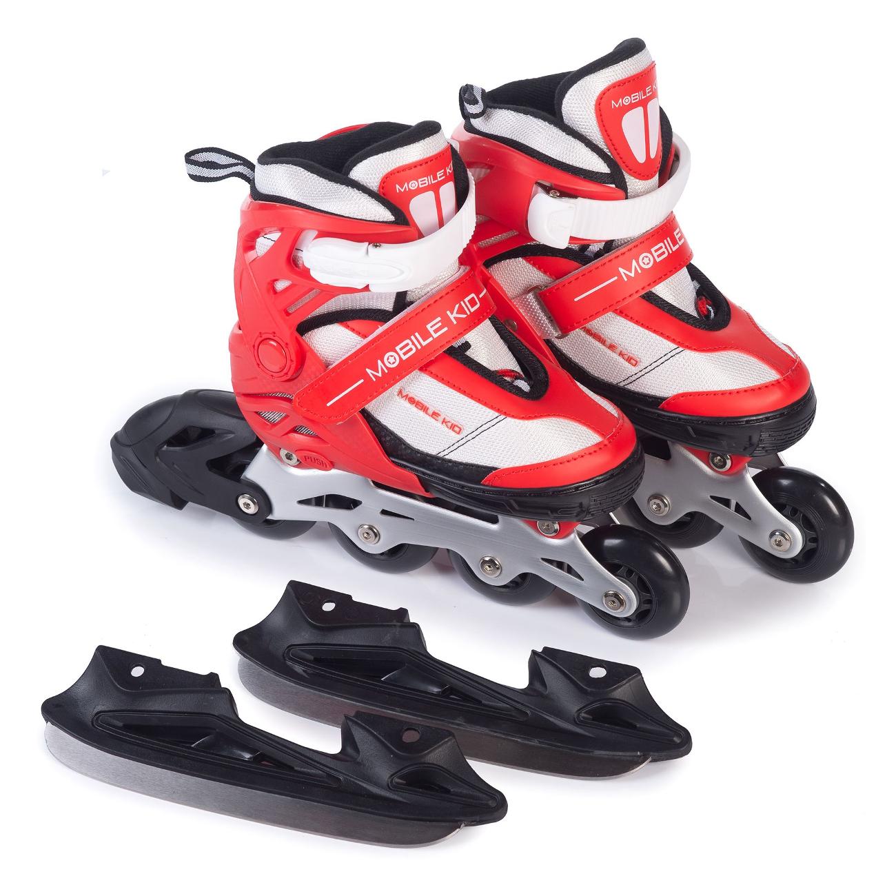 Коньки роликовые Mobile Kid UNI_SKATE_M_Red