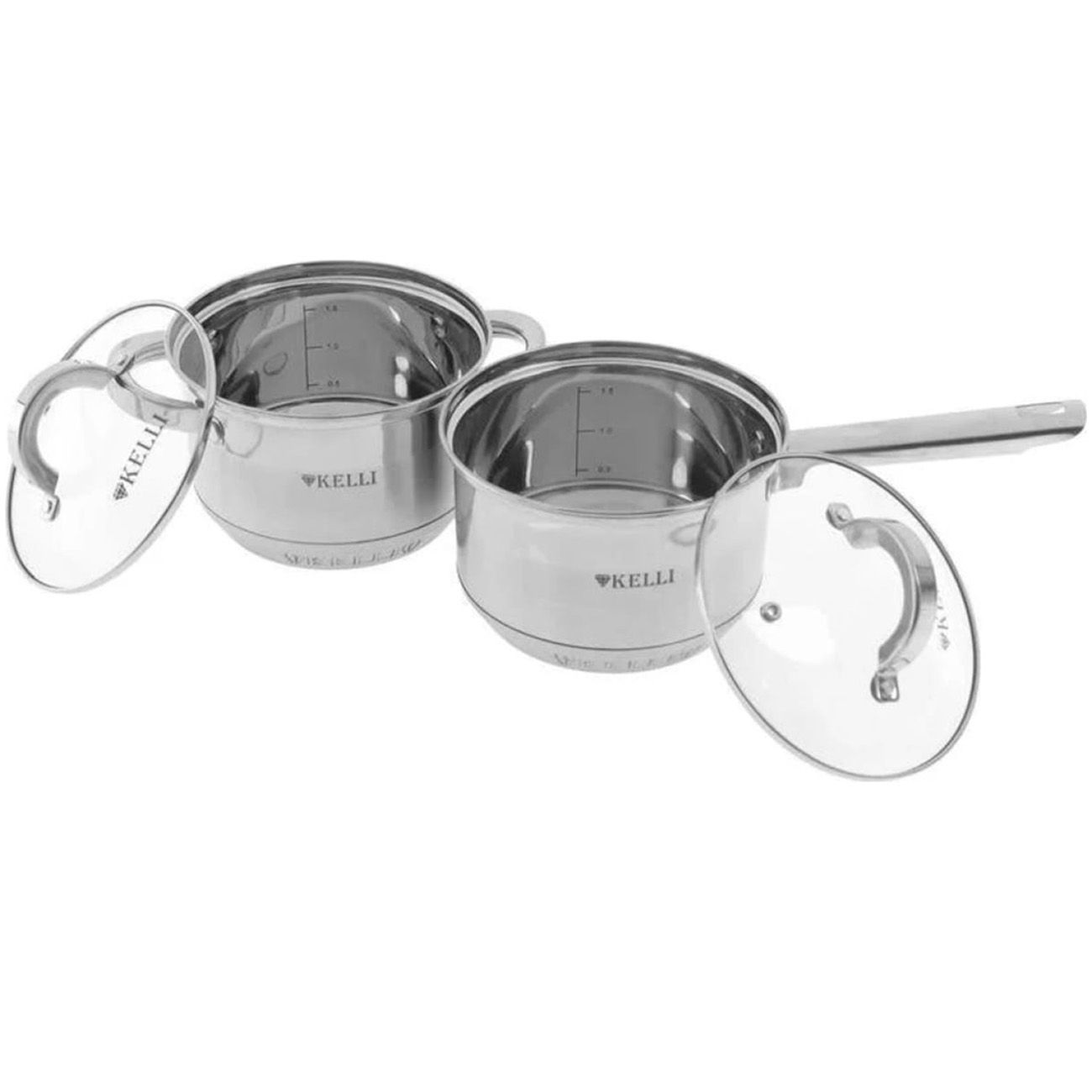 Набор кастрюль Kelli KL-4245 (8 предметов)