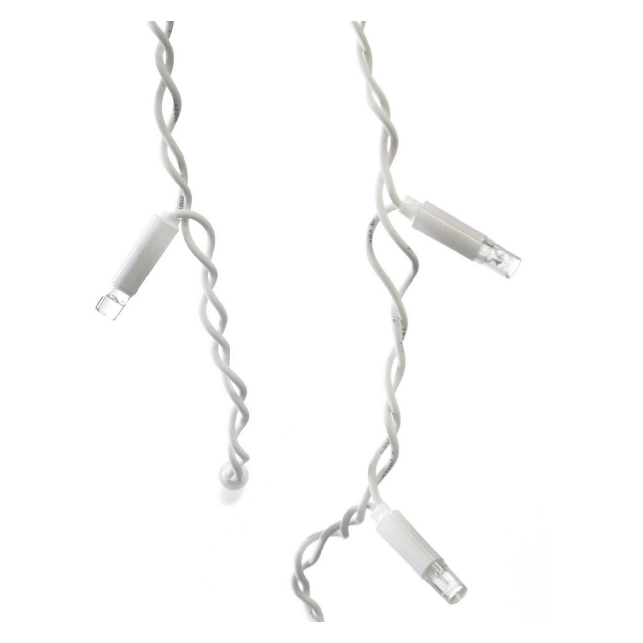 Гирлянда SHLights Бахрома RW-OIC208LSE-W-P