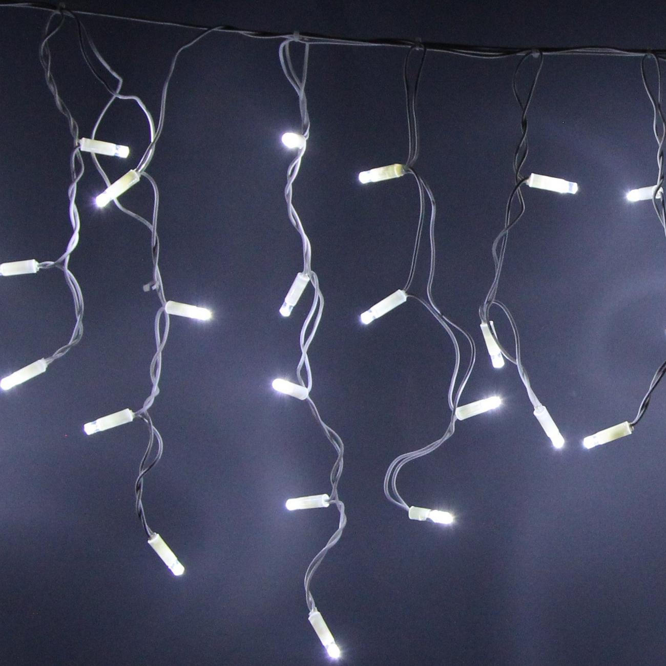 Гирлянда SHLights Бахрома RW-OIC208LSE-W-P