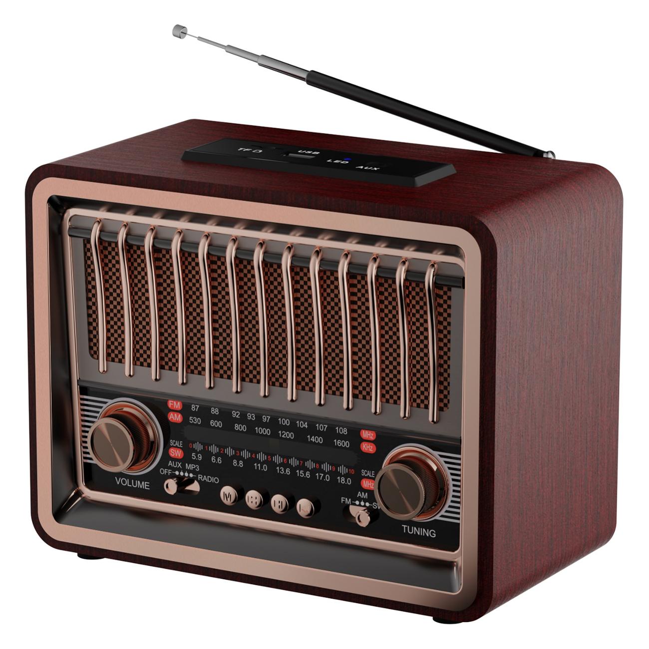 Радиоприемник Ritmix RPR-089 REDWOOD фото