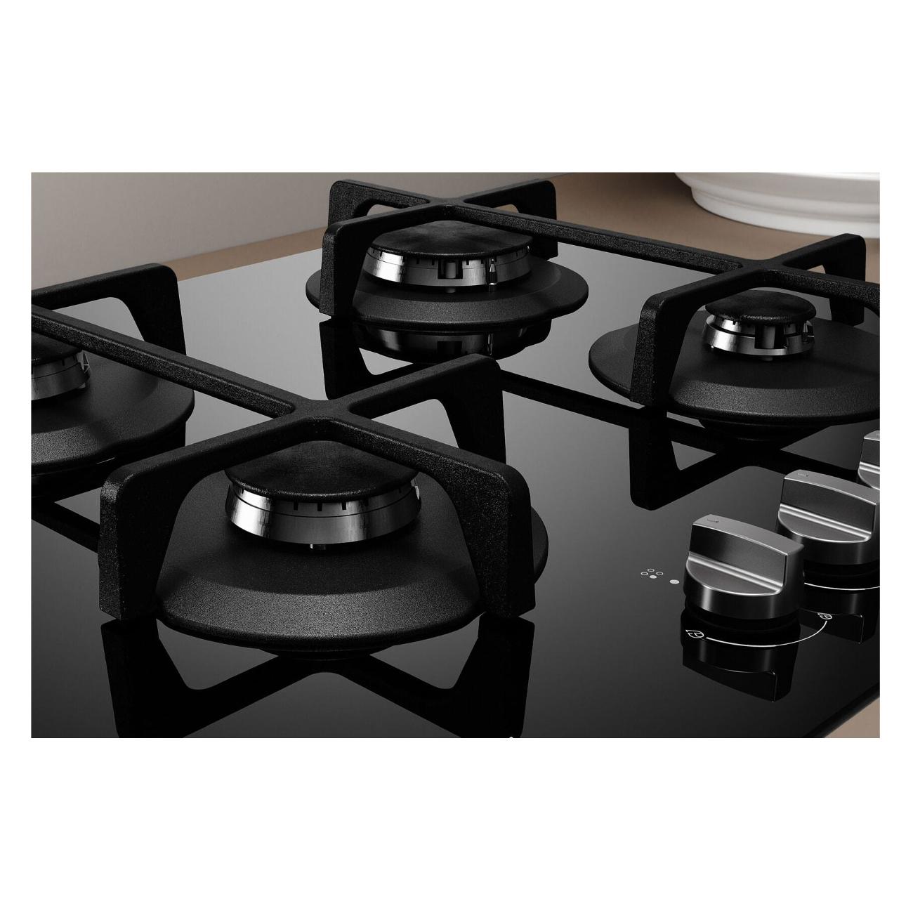 Встраиваемая газовая панель независимая Indesit ING 61T/BK