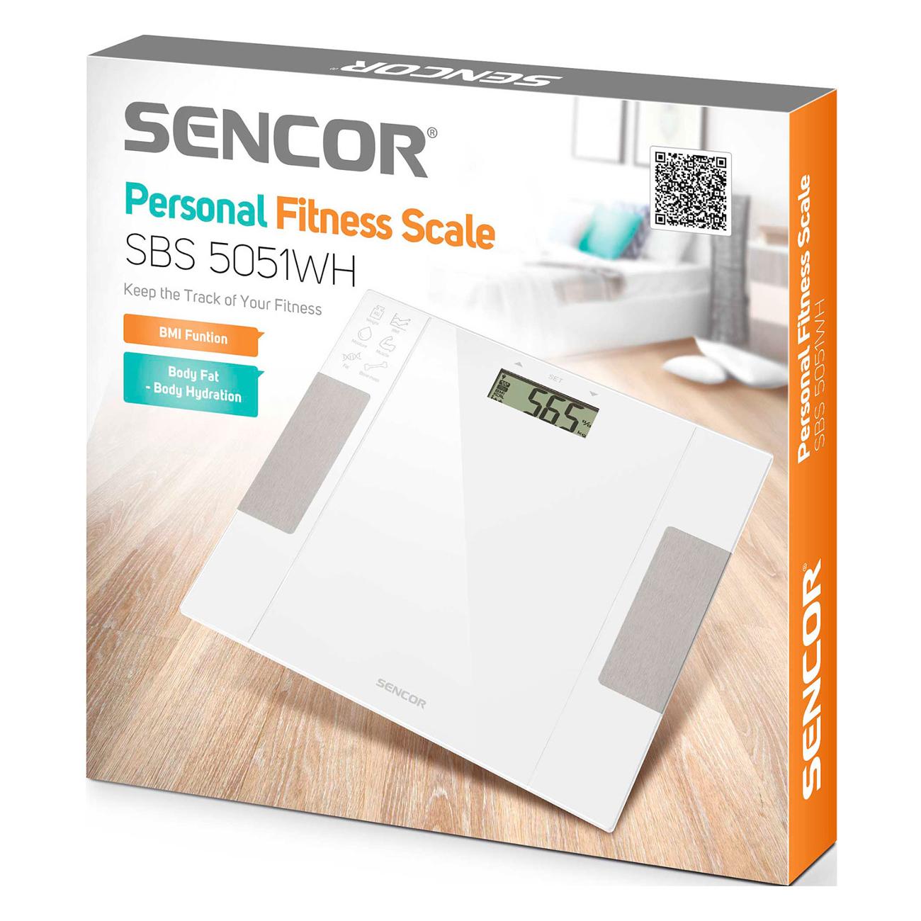 Весы напольные Sencor SBS 5051WH