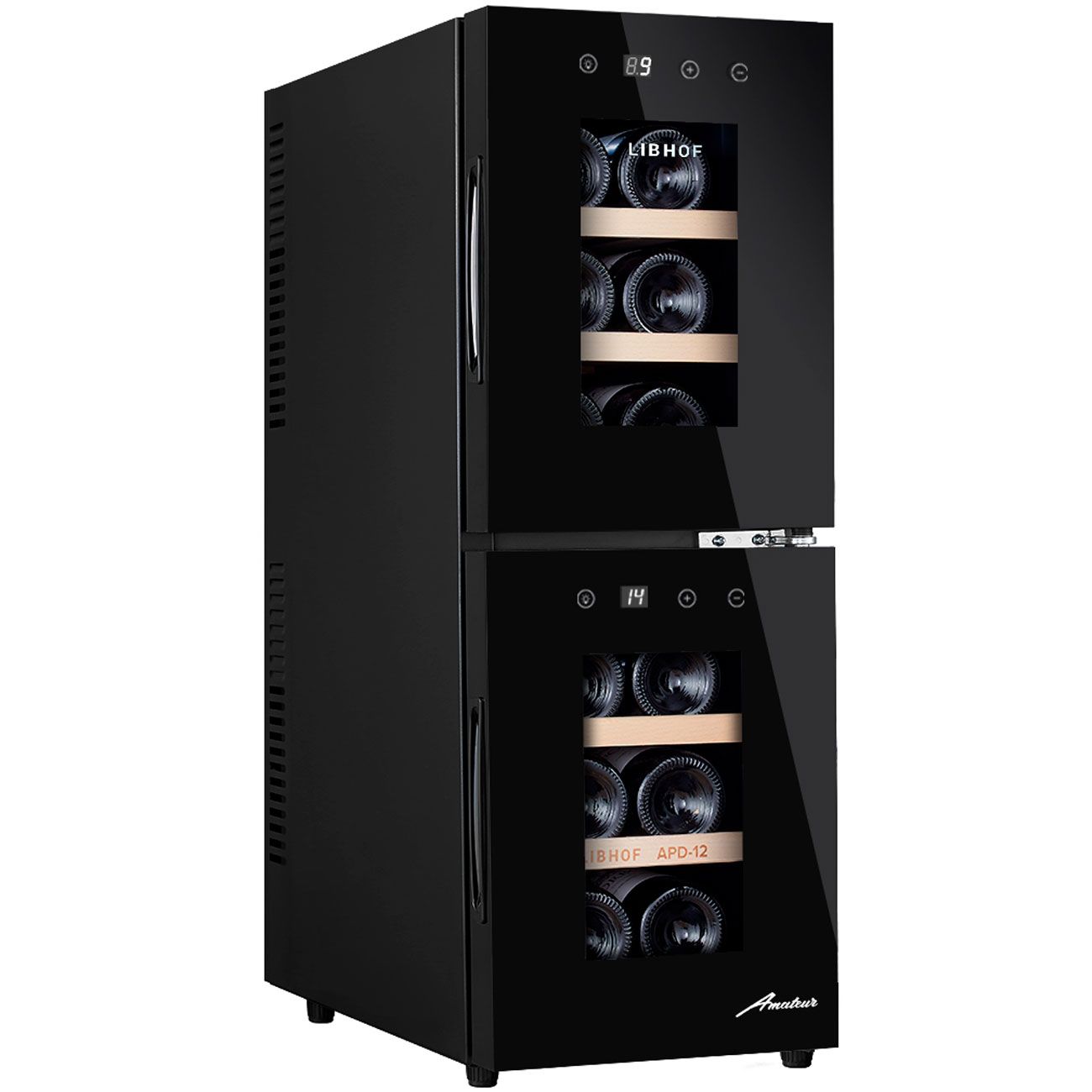 Винный шкаф Libhof APD-12 черный фото
