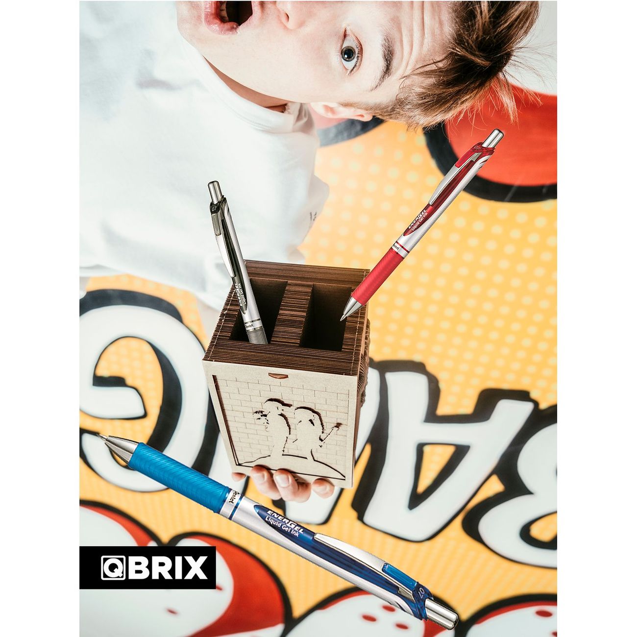 Пазл QBRIX 3D Стрит-арт органайзер