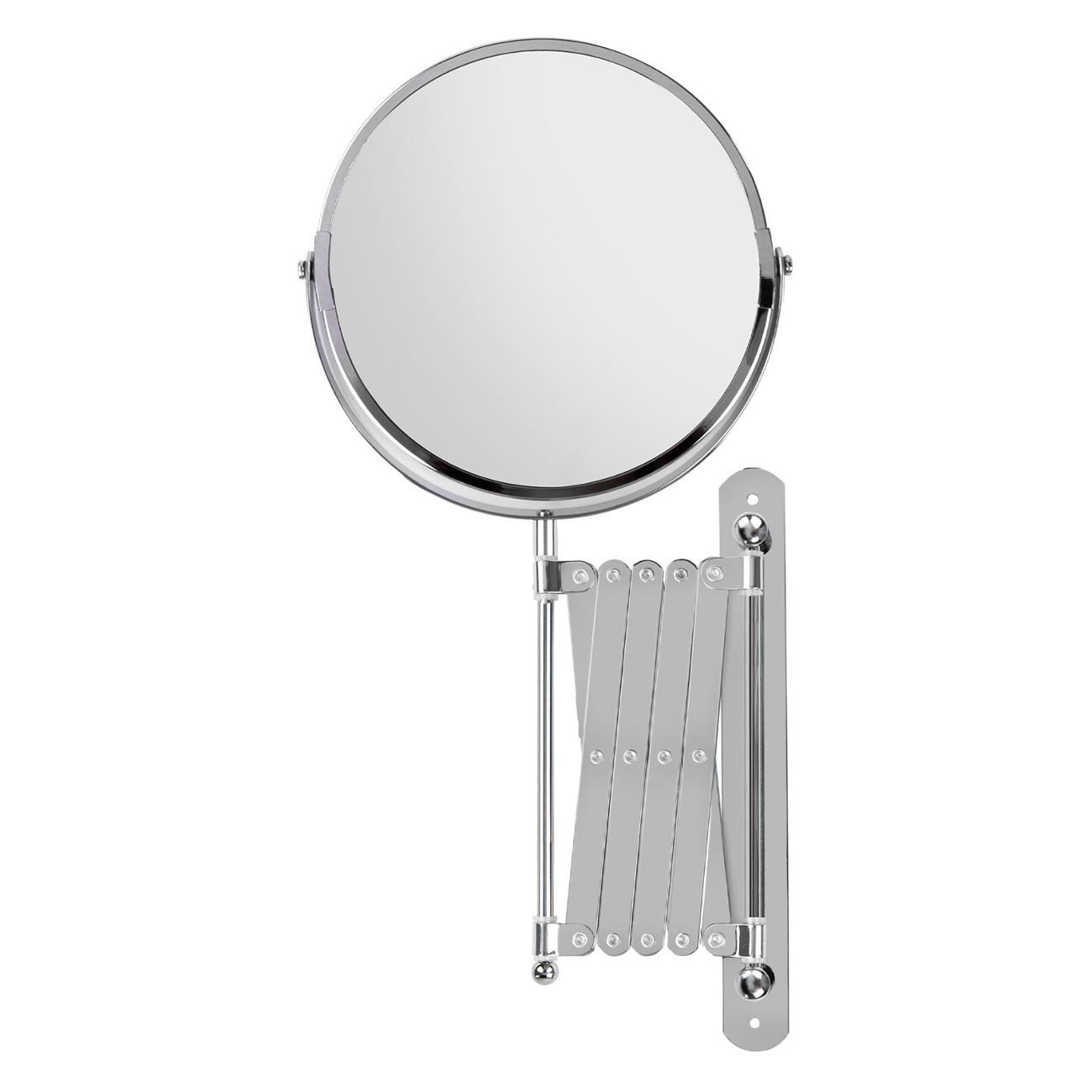 Зеркало косметическое Brabix 17см (607420)