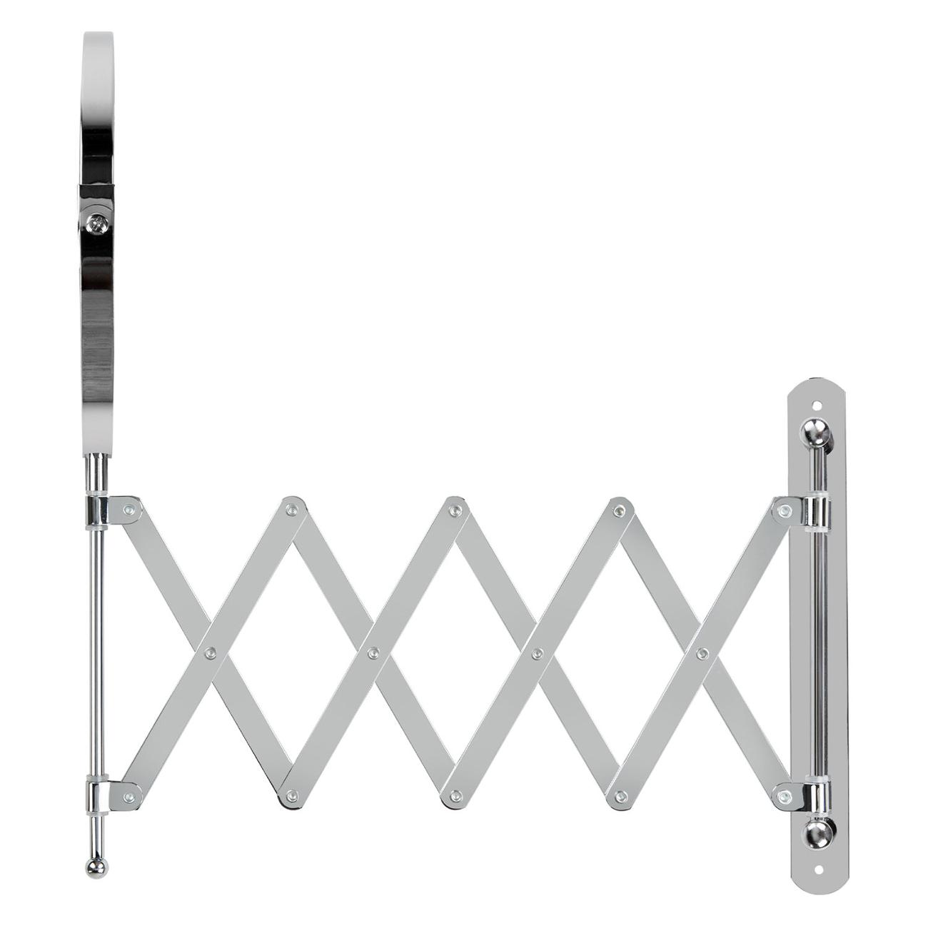 Зеркало косметическое Brabix 17см (607420)