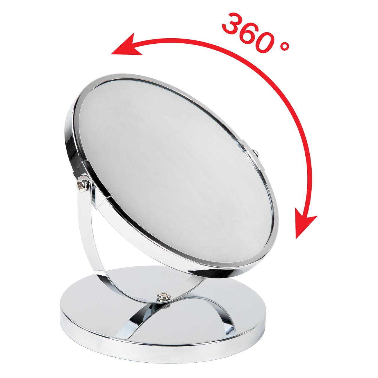 Зеркало косметическое Brabix круглое 17см (607422)