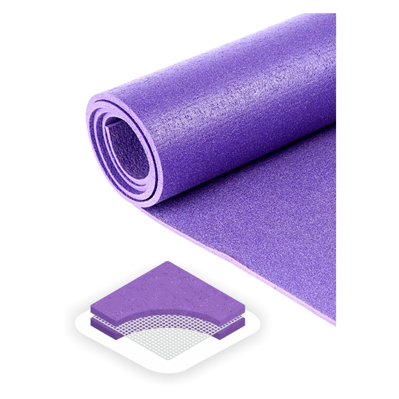 Коврик Ramayoga Yin-Yang Light 150 х 60 х 0.3 см фиолетовый