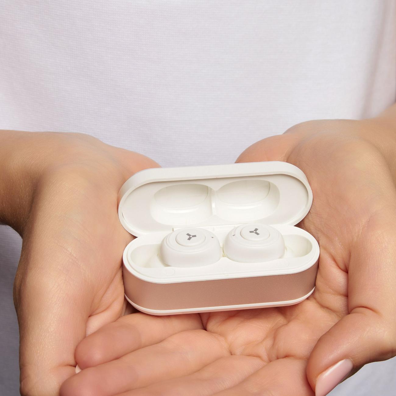 Наушники True Wireless Accesstyle Chrome серебристый