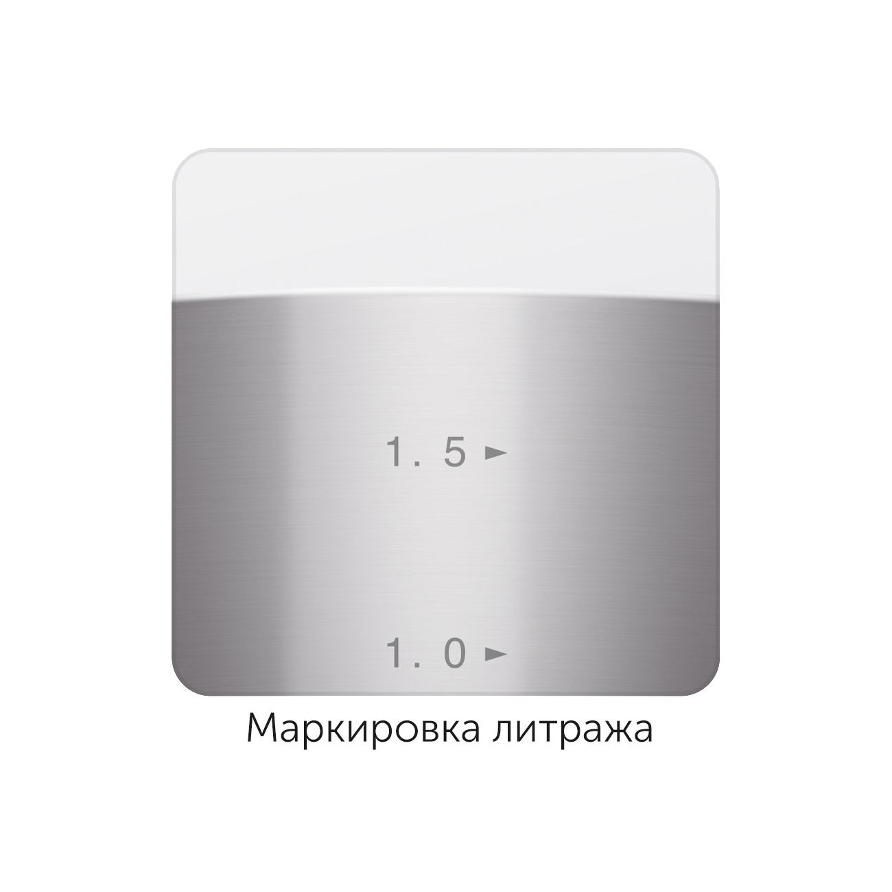 Ковш Nadoba 16 см/1.5 л GERDA с крышкой