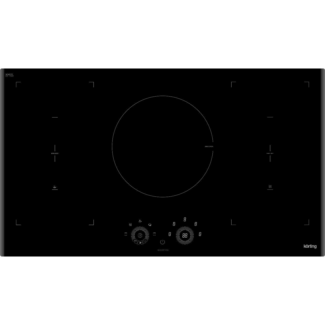Встраиваемая индукционная панель независимая Korting HIB 95750 B Smart фото