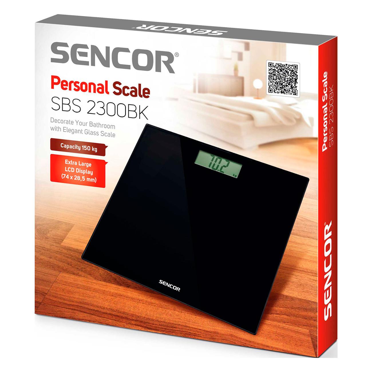 Весы напольные Sencor SBS 2300BK