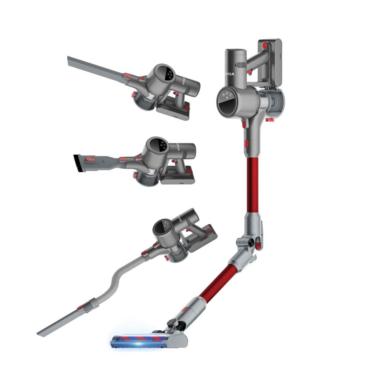 Пылесос ручной (handstick) FUTULA V12 Red фото
