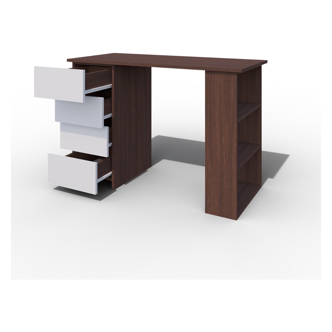 Стол компьютерный Мебель-Комплекс СП-05/МК/венге-белый