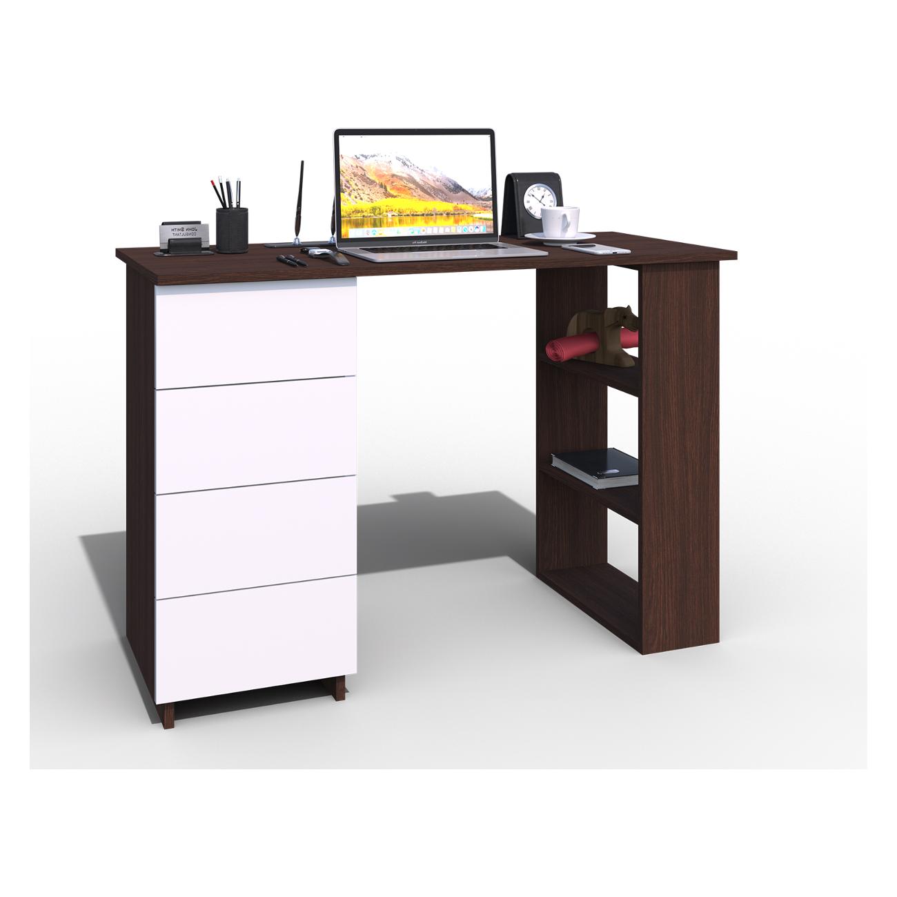 Стол компьютерный Мебель-Комплекс СП-05/МК/венге-белый