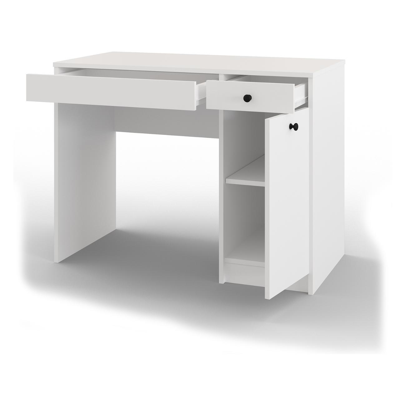 Стол компьютерный Мебель-Комплекс Найс исп.2/МК/белый