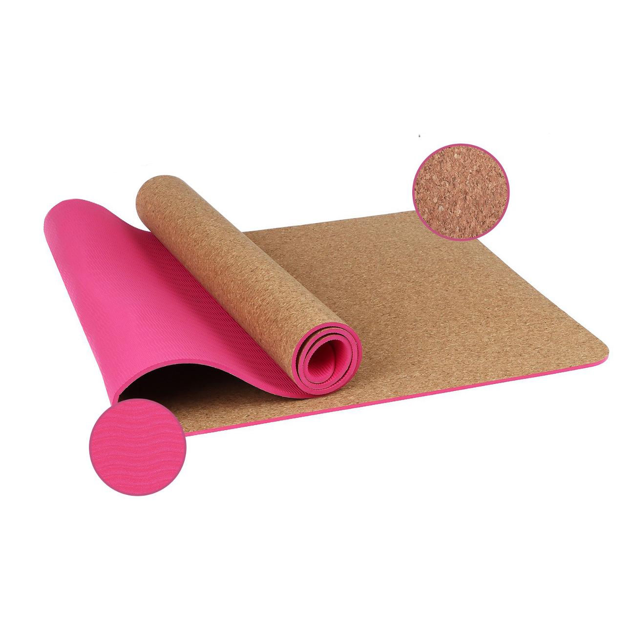 Коврик для йоги Sangh 3551173 розовый фото