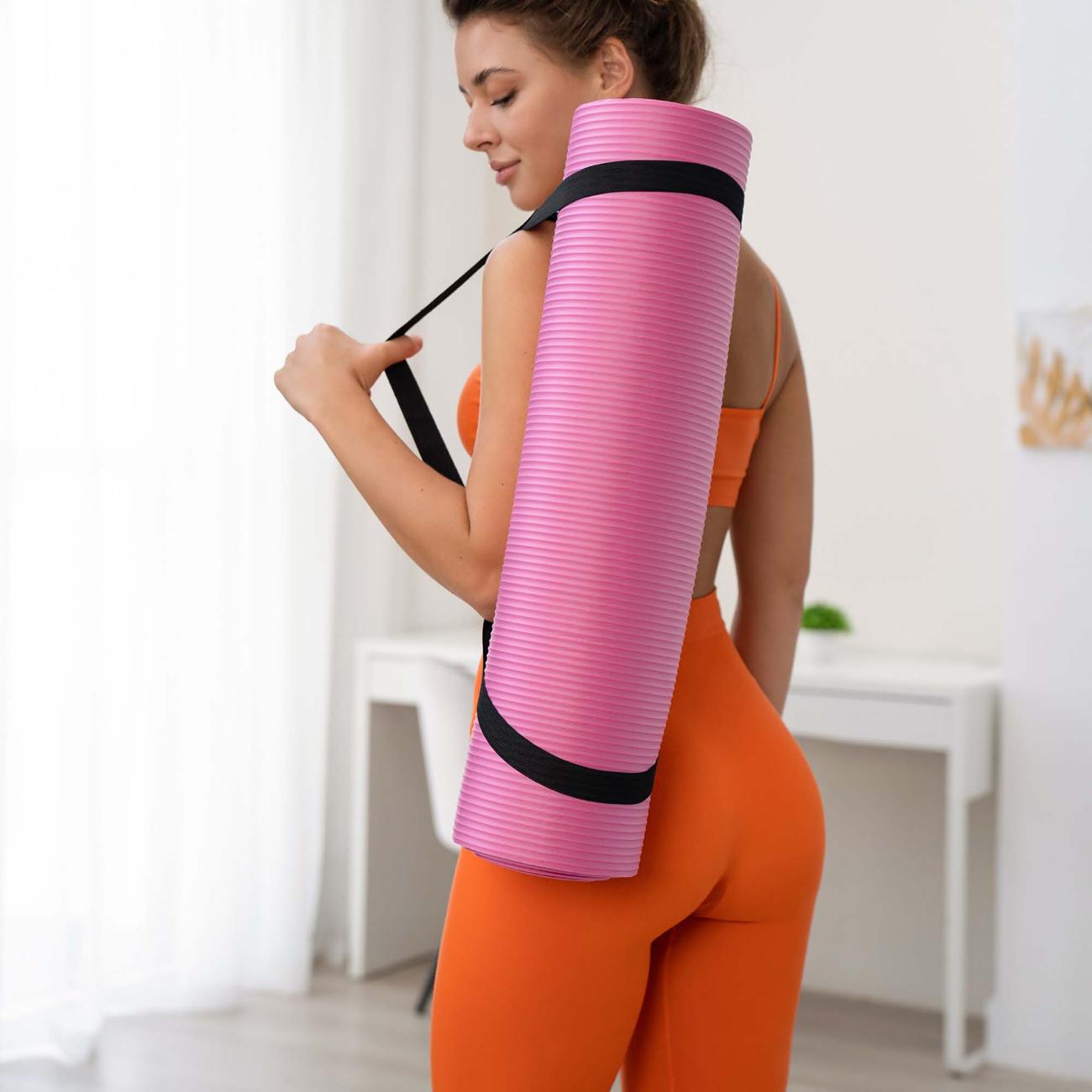 Коврик для йоги Sangh 3551168 розовый