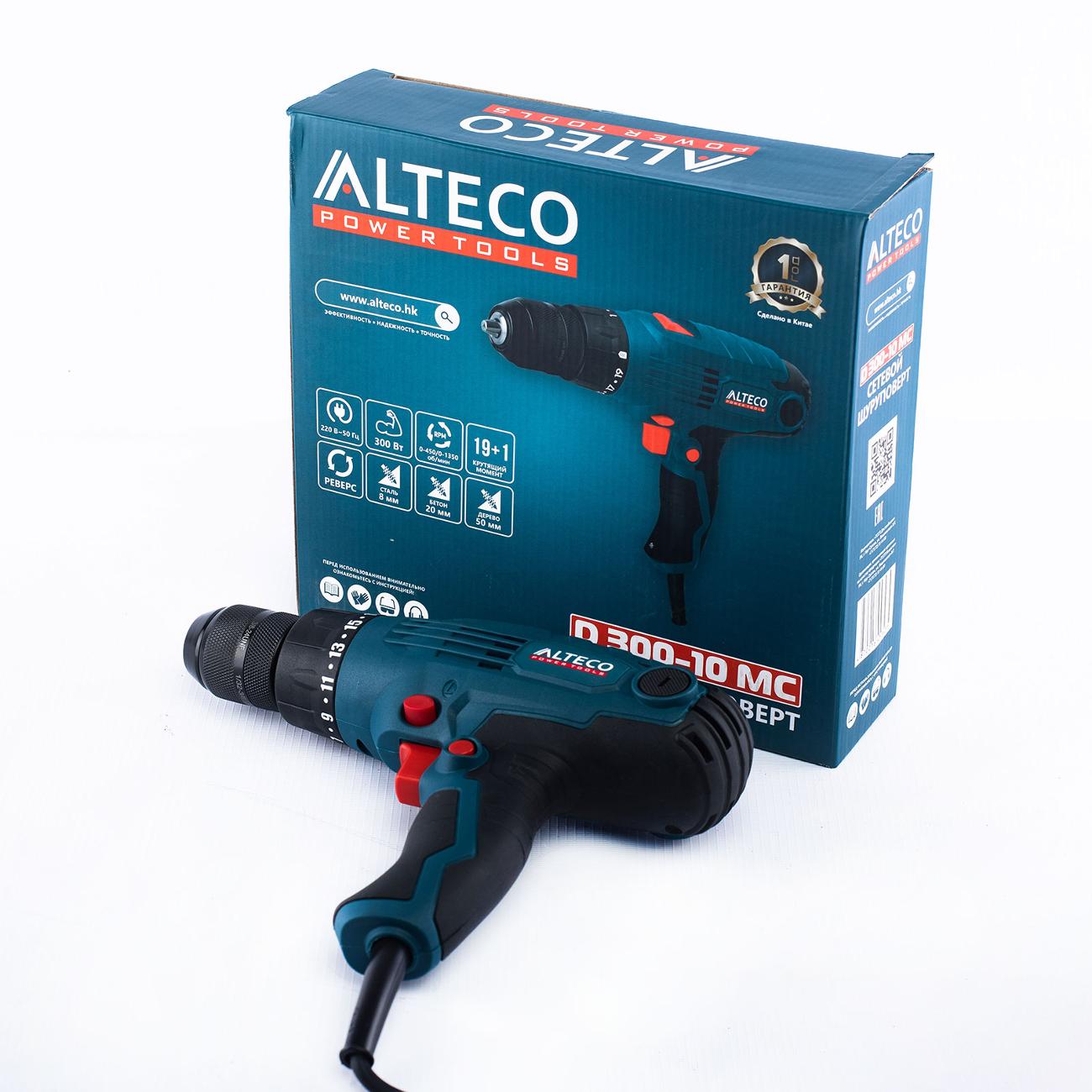 Дрель-шуруповерт ALTECO D 300-10 MC