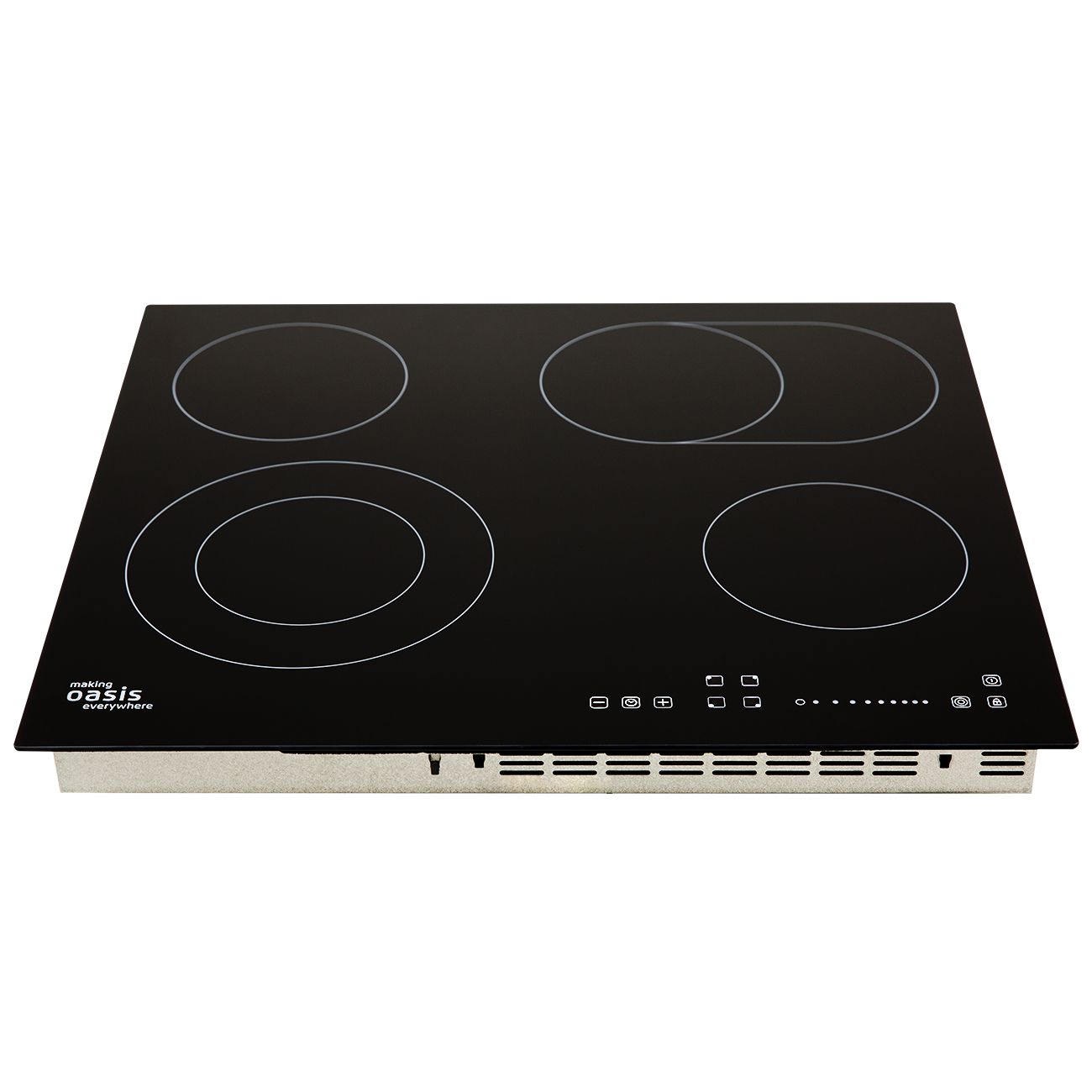 Встраиваемая электрическая панель Oasis P-SBU черная