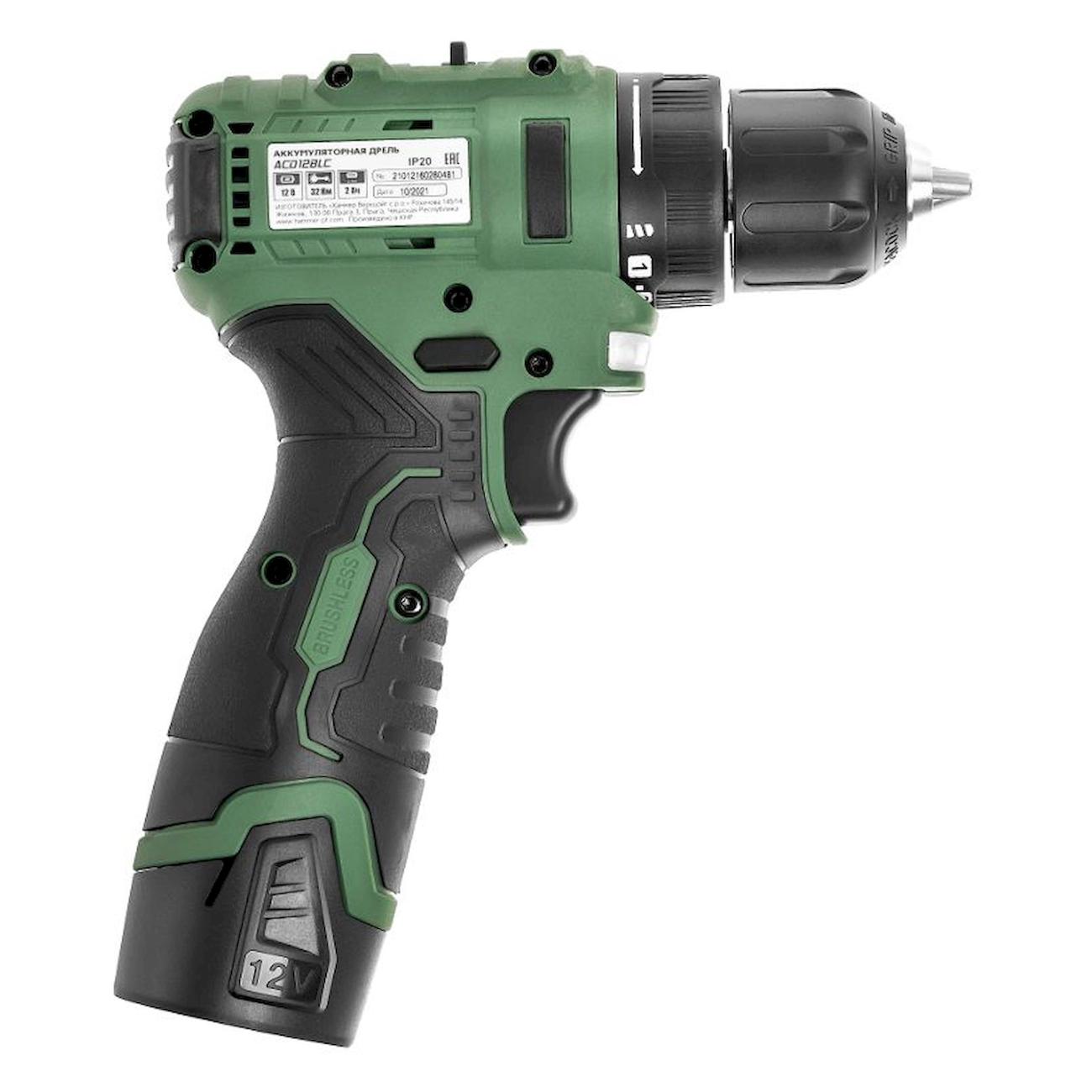 Шуруповерт аккумуляторный Hammer ACD12BLC