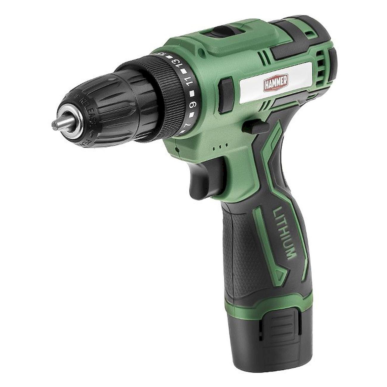 Дрель-шуруповерт аккумуляторный Hammer ACD12C