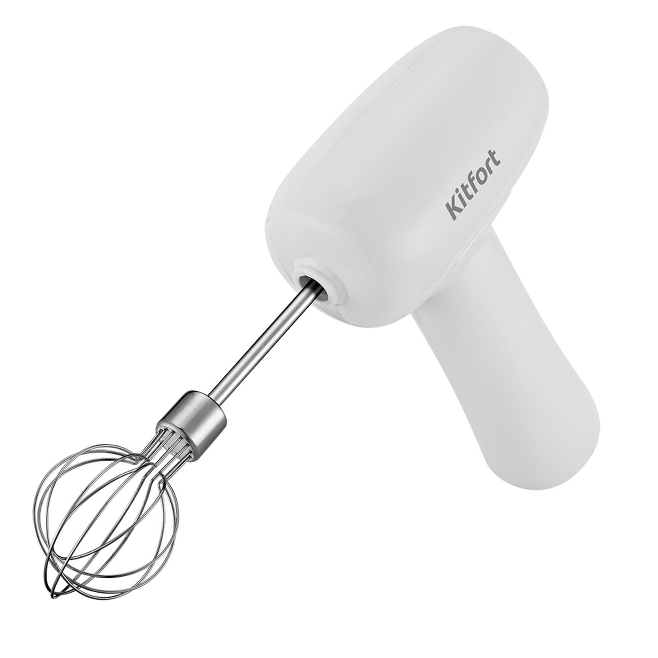 Беспроводной миксер Kitfort КТ-3408-2 белый фото