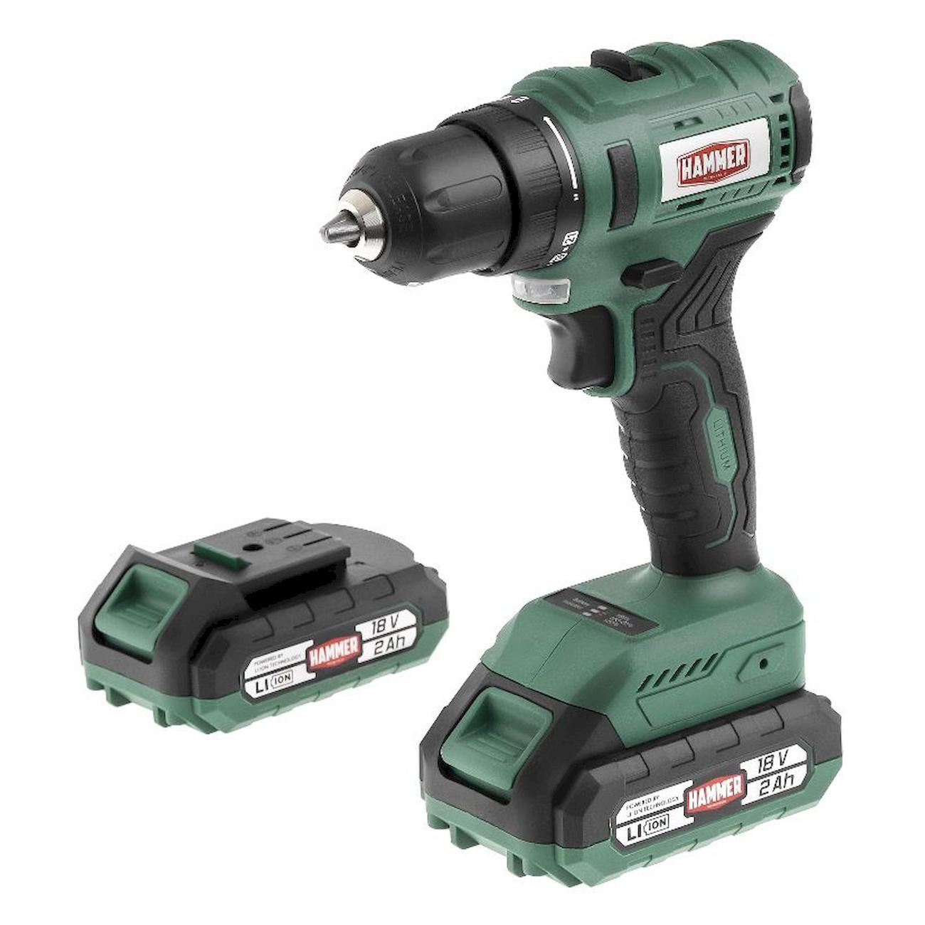 Шуруповерт аккумуляторный Hammer ACD18BL