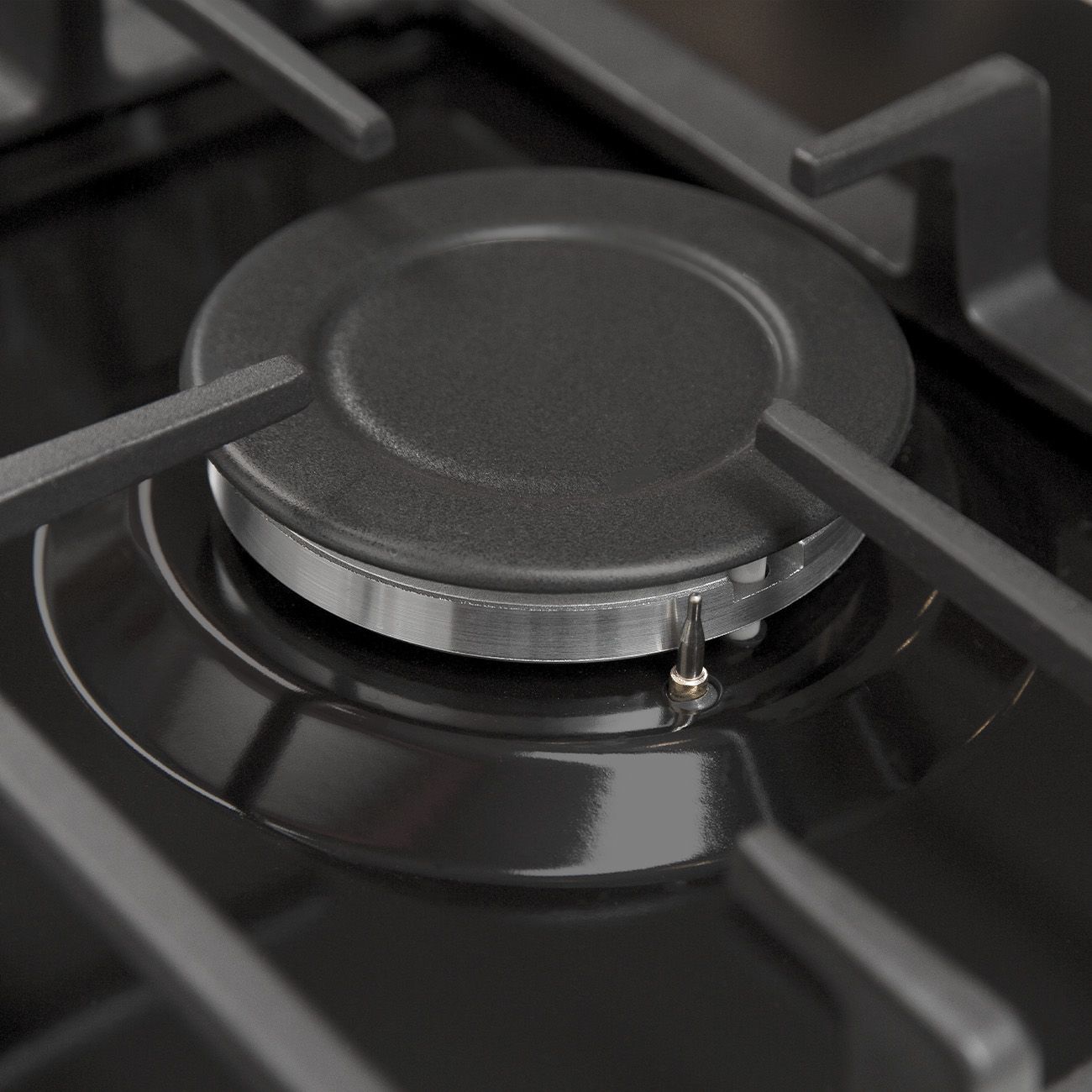 Встраиваемая газовая панель независимая Oasis P-MBP черная