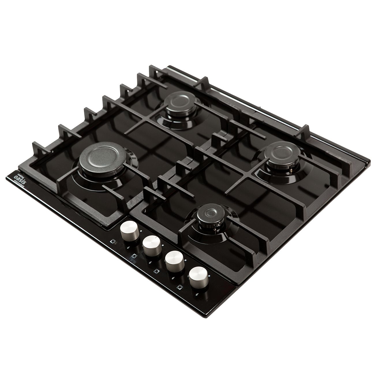 Встраиваемая газовая панель независимая Oasis P-MBRP черная