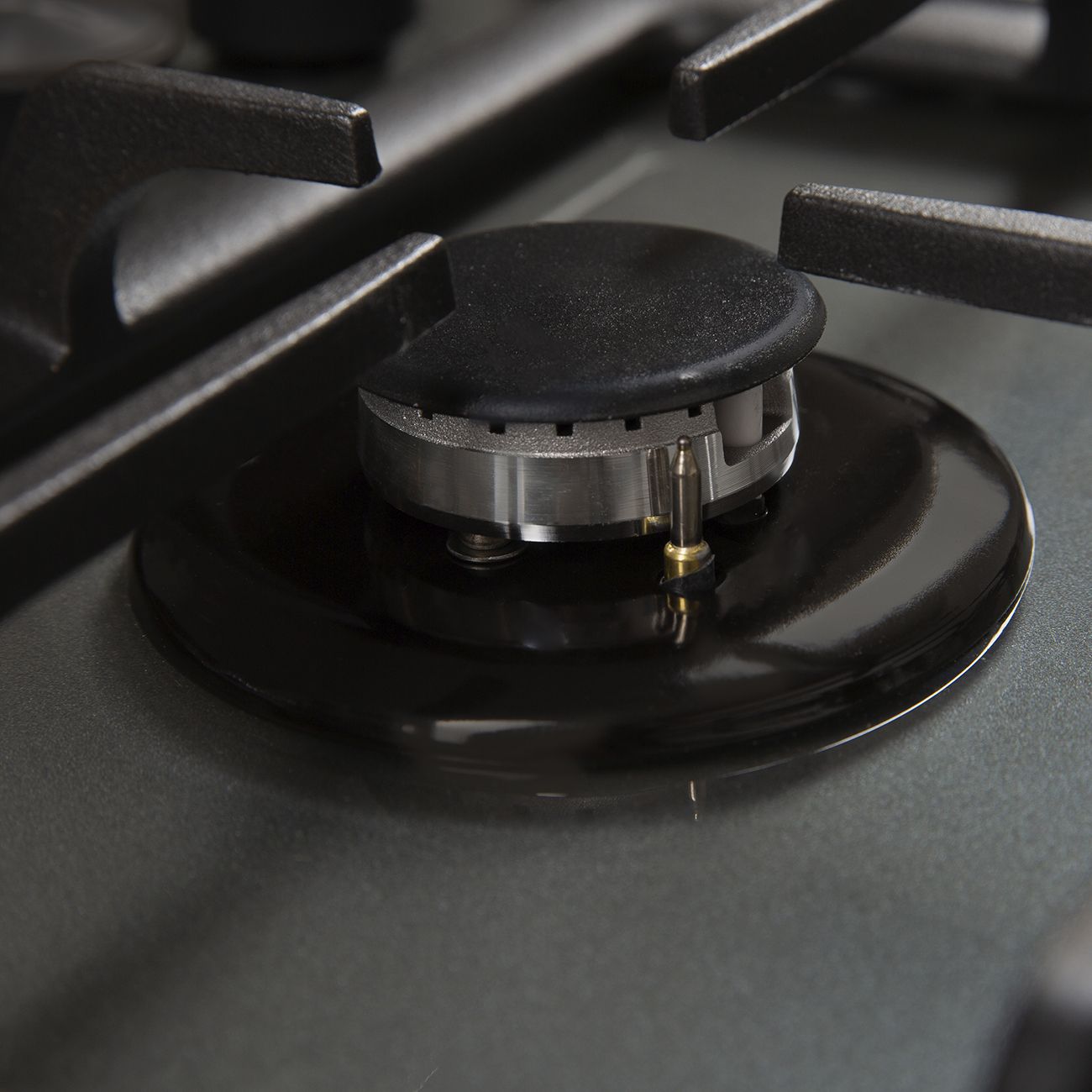 Встраиваемая газовая панель независимая Oasis P-GG серая