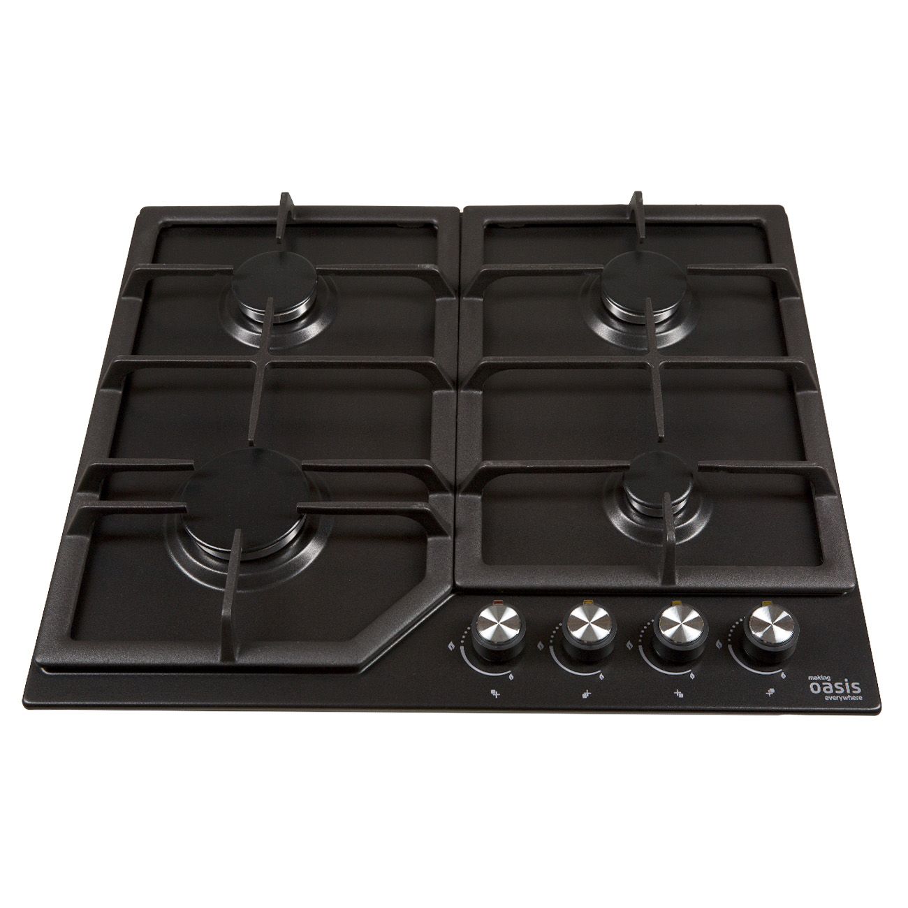 Встраиваемая газовая панель независимая Oasis P-MBR черная