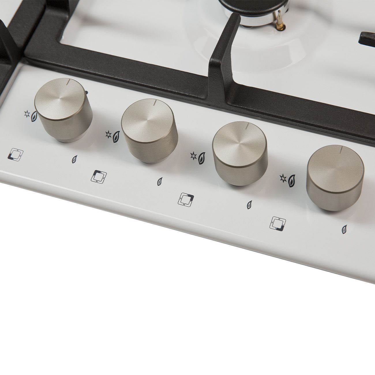 Встраиваемая газовая панель независимая Oasis P-MWRP белая