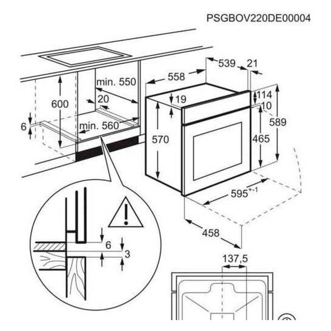 Электрический духовой шкаф Electrolux EOF5C50BZ