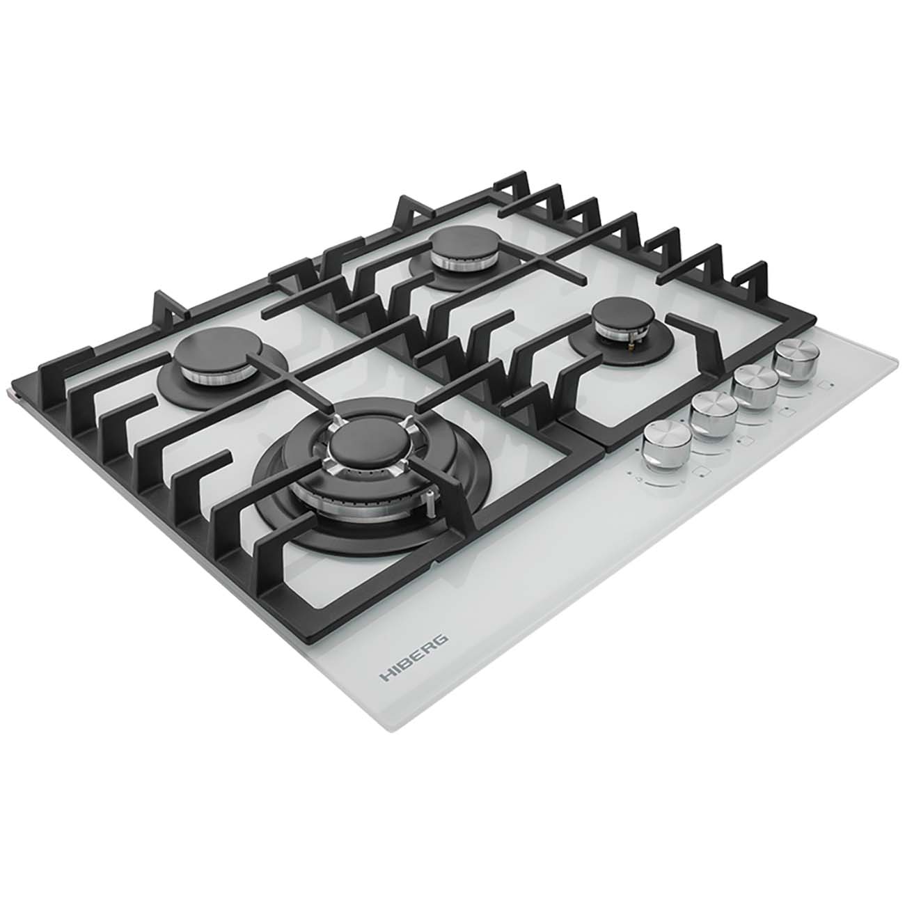 Встраиваемая газовая панель независимая Премиум Hiberg VM 60440 W