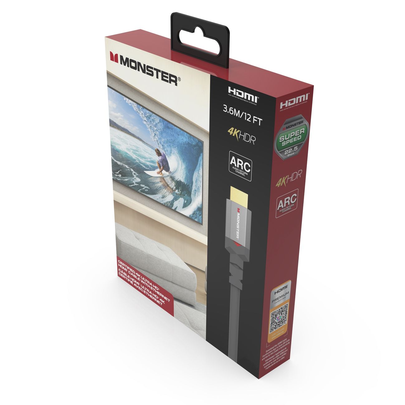 Кабель цифровой аудио-видео (Hi-Fi) Monster HDMI 2.0 3.6м (VME20045)