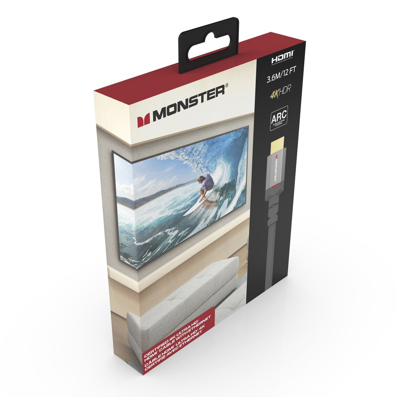 Кабель цифровой аудио-видео (Hi-Fi) Monster HDMI 2.0 3.6м (VME20045)