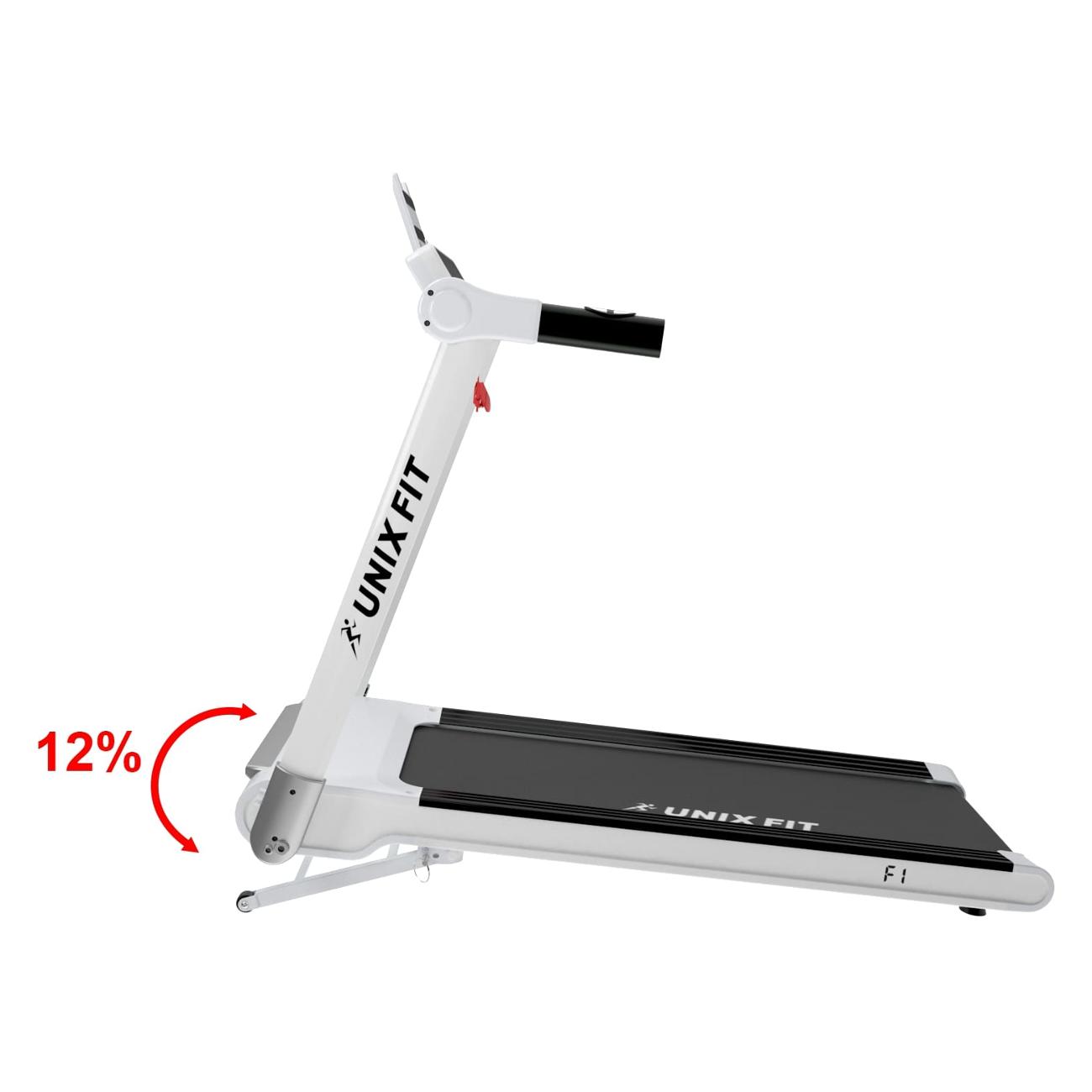 Беговая дорожка UnixFit Hi-tech F1 Arctic Ice