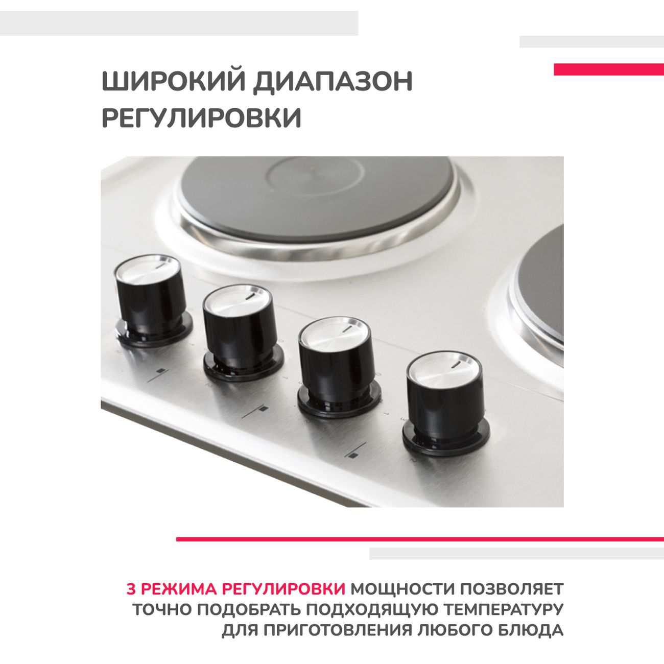 Встраиваемая электрическая панель Simfer H60E04M011