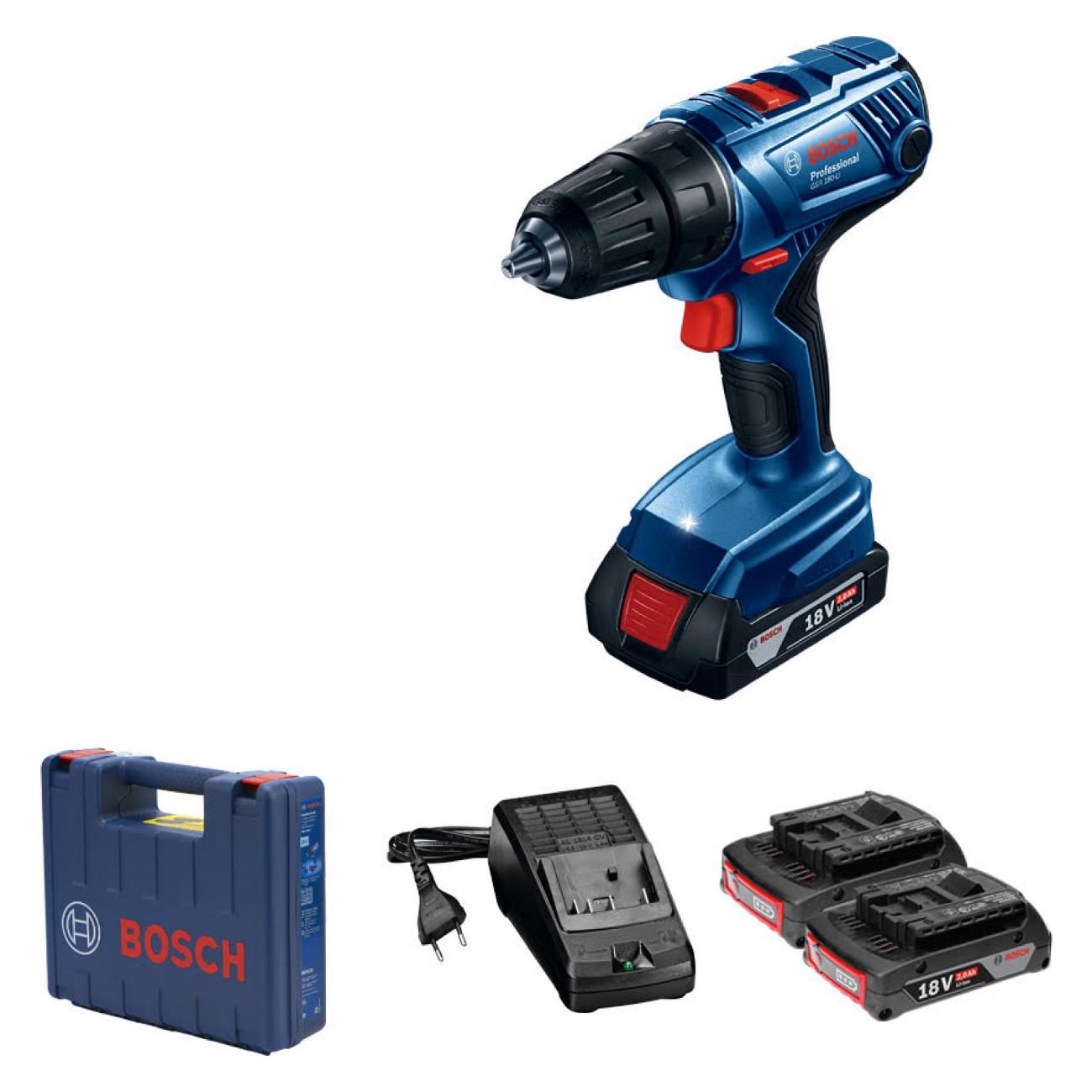 Шуруповерт аккумуляторный Bosch GSR 180-LI