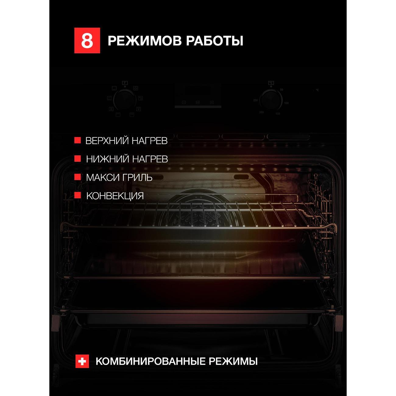 Электрический духовой шкаф Kuppersberg HM 628 черный