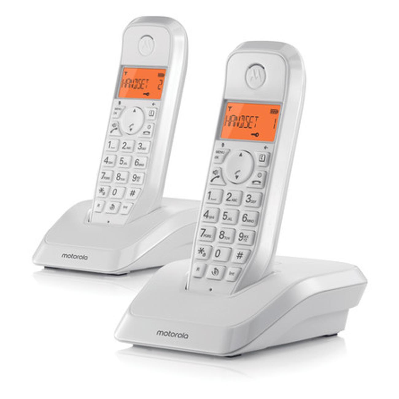 Телефон dect Motorola S1202 White фото