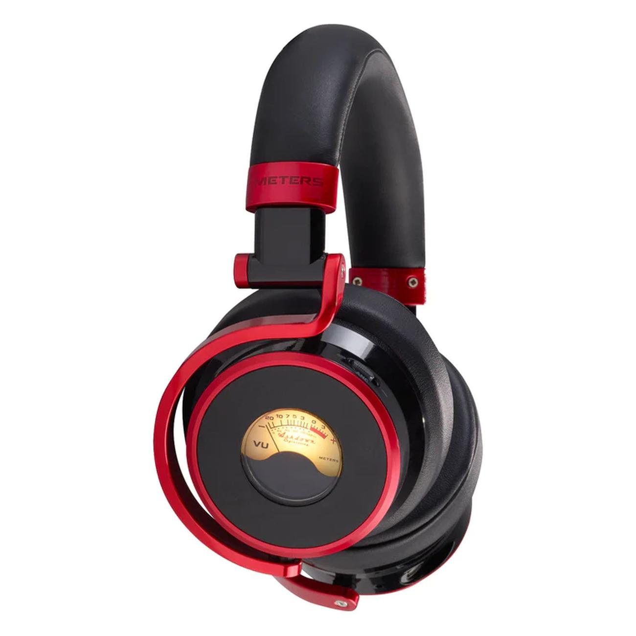 Наушники полноразмерные Bluetooth Meters M-OV-1-B-C-черные с красным