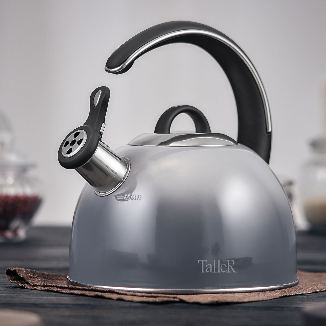 Чайник TalleR Obsidian TR-11355 синий/белый