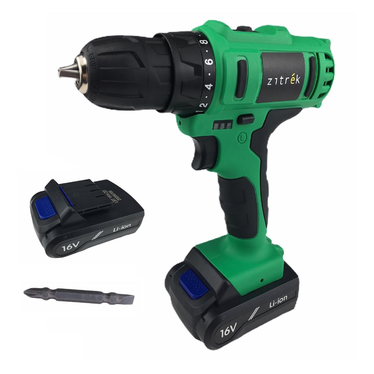 Дрель шуруповерт Zitrek Greenpower 16-Li