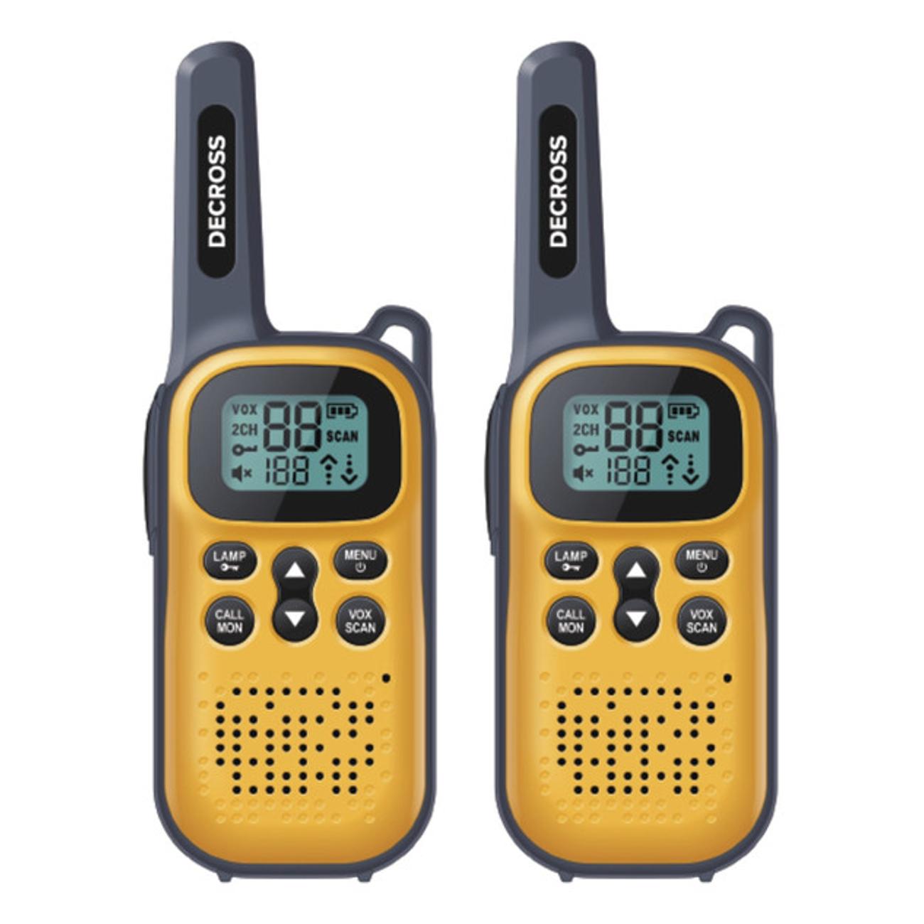Рация DECROSS DC43 Yellow Twin 2шт