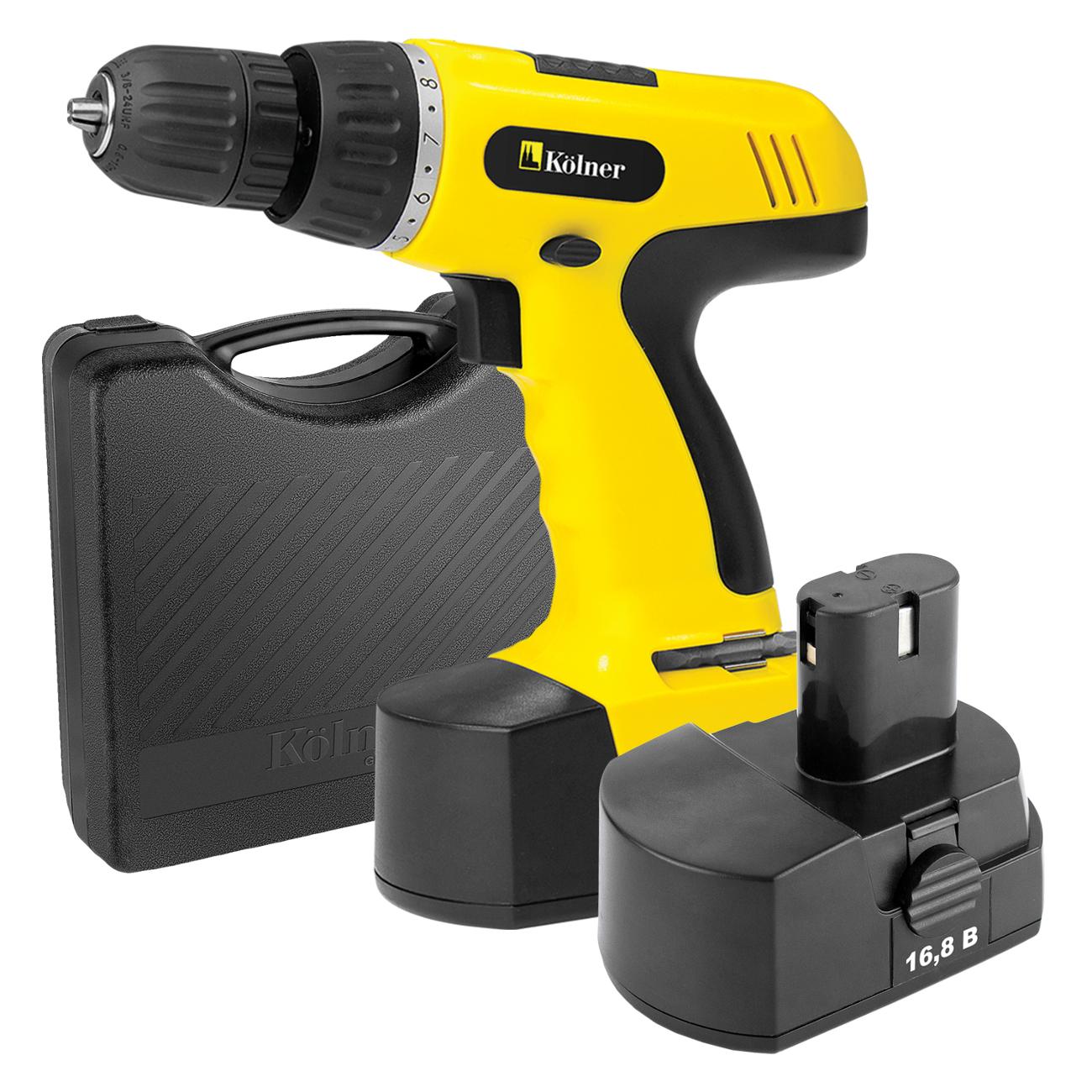 Шуруповерт аккумуляторный Kolner KCD 16,8 С